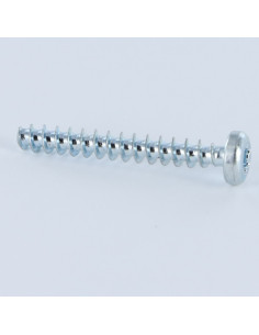PVC-schroeven cilindrische kop T7 2,5 x 12 Wit verzinkt...