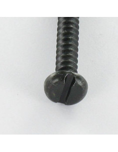 Metaalplaatschroef cilindrische kop split 3,5X25 Zwart... 2