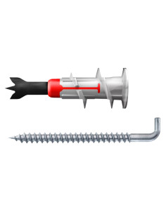 Plug DUOBLADE Fischer met Haak RECHTS