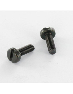 Metalen schroeven Brede bol cilinderkop split M6X16 Zwart...