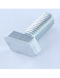 Metalen schroeven kop ruit M6X16 Wit verzinkt staal 128...