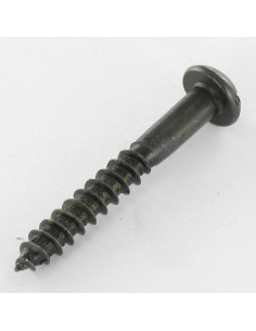 Houtschroeven ronde kop split 4X20 Zwart gegalvaniseerd... 2