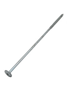 Agglo houtschroeven schijfkop TORX T40 8X300 roest Wit...