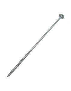 Agglo houtschroeven schijfkop TORX T40 8X300 roest Wit... 2