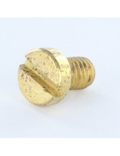 Metalen schroeven cilindrische kop split M4X6 Messing staal