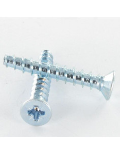 PVC-schroeven DRIELOBE gefreesde kop Pozi 5X30 FILET45...