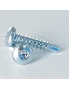 Zelfborende schroef bol cilinderkop 4.2X19 TORX T20 Wit...