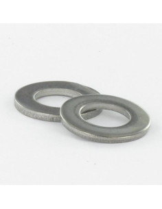 Sluitring plat M20X36X3 Z Wit verzinkt staal
