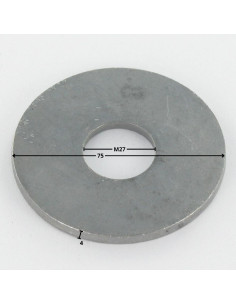 Sluitring plat M27X75X4 LL hoge corrosiebestendigheid... 2
