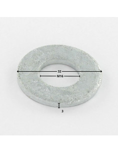 Sluitring plat M16X32X3 M hoge corrosiebestendigheid... 2