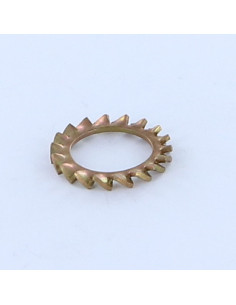 Getande ring met AZ uitwendige tanden M10 Bichromaat