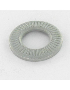Contact ringen M10X27X1.8 Wit verzinkt staal serie L (Groot)