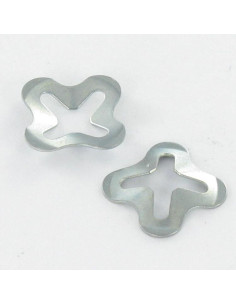 Starlock borgring 10 4 Flenzen / Zijflappen 931001 Wit...