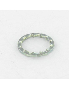 Getande ring JZE M10X14.3X0.5 Wit verzinkt staal 2