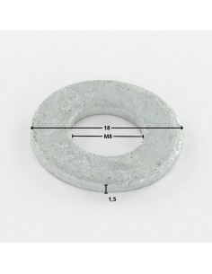 Sluitring plat M8X18X1.5 M hoge corrosiebestendigheid... 2