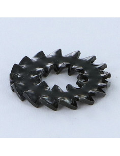 Getande ring dubbele vertanding DD M8 Zwart...