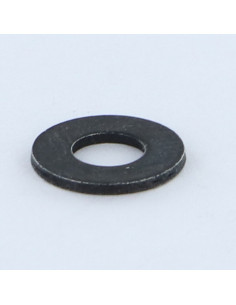 Sluitring plat M5X12X1 M Versterkt gegalvaniseerd zwart...