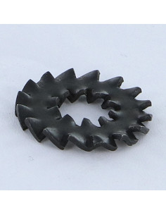 Getande ring dubbele vertanding DD M8 Ruw staal