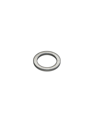 1 x Sluitring plat 15.4X22X2 Wit verzinkt staal...