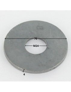 Sluitring plat M24X70X4 LL hoge corrosiebestendigheid... 2