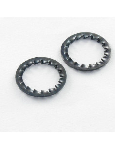 Getande ring met overlappende binnentanden JZC M16 Ruw staal