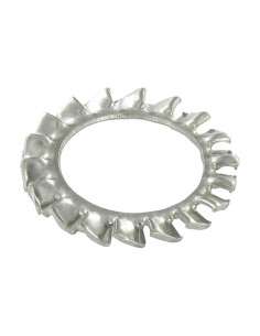 Getande ring A4 RVS met AZ uitwendige tanden M2.5X5.5X0.4