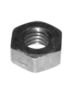 Volledig metalen borgmoer DRIESLUITING M12 Wit verzinkt...