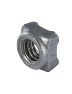 Vierkante Moer om te lassen M10 17x17x8 Ruw staal