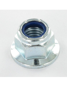 Borgmoer gladde flens M5 Wit verzinkt staal
