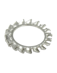 Getande ring A4 RVS met AZ uitwendige tanden M3X6X0.4