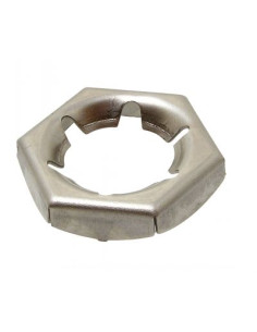 Zeskante palmoer zelfremmend RVS A2 M12