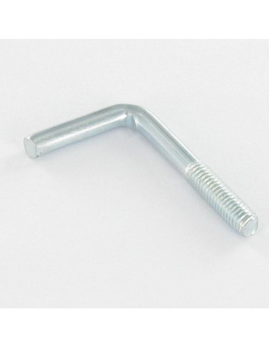 1 x Schroefduim metalen M4X40 Wit verzinkt staal