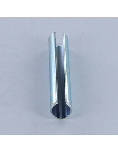 1 x Elastische pin Wit verzinkt staal 7X50...