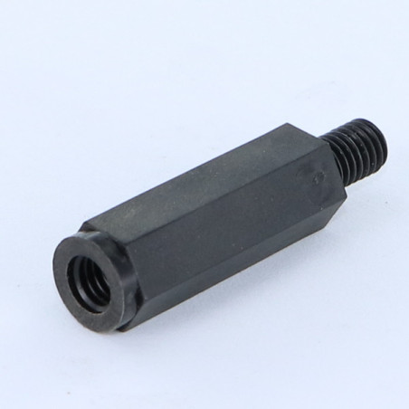 1 x Afstandbus zeshoekig mannelijk vrouwelijk M3X30 sleutel van 6 MANNELIJK 7,7 mm Nylon