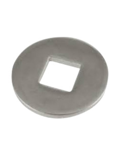 Sluitring voor constructiehout binnenshuis vierkant RVS...