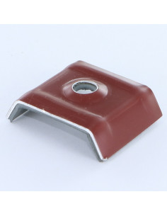 EPDM waterdichte kalotte 30X25 Aluminium RAL3009 oxydrood