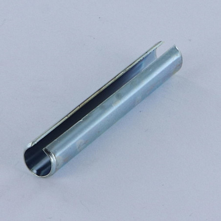 1 x Elastische pin Wit verzinkt staal 6X20 dunne serie