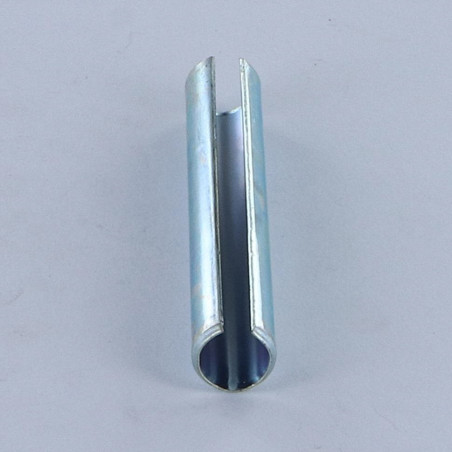 1 x Elastische pin Wit verzinkt staal 6X20 dunne serie