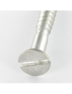 Houtschroeven gefreesde kop split 3X16 A4 RVS microschroeven 2
