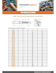 Houten schroefbeugel en metalen RVS A2 6X80 2
