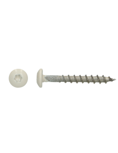 Schroeven scharnier 4,5X35 TORX T20 A4 RVS RAL9001 roomwit