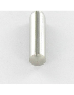 Cilindrische gegroefde pin met afschuining G07 RVS A1 6X60 2