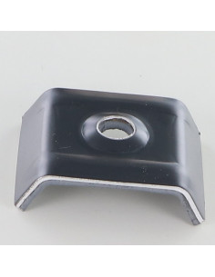 EPDM waterdichte kalotte 40X25 Aluminium RAL7024...