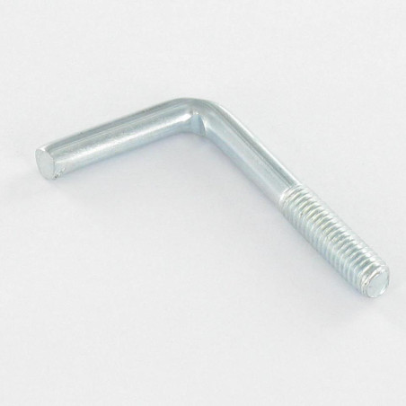 1 x Schroefduim metalen M6X60 Wit verzinkt staal