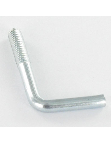 1 x Schroefduim metalen M6X60 Wit verzinkt staal