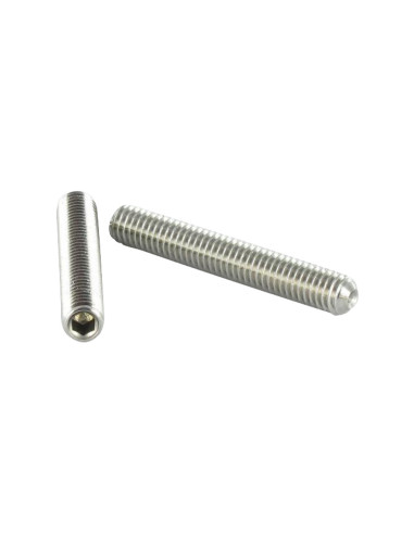 1 x Metalen schroeven zonder kop zeshoekig hol...