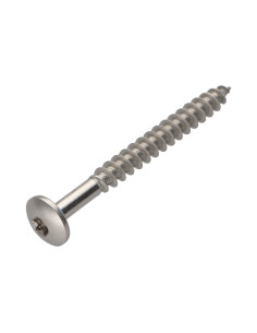 Schroeven scharnier 7X70 bedraad op 54 TORX T30 RVS A2