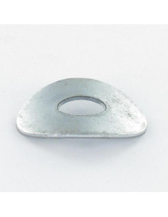 Gebogen ringplaat glad 9X26