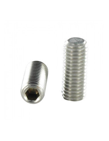 1 x Metalen schroeven zonder kop zeshoekig hol...