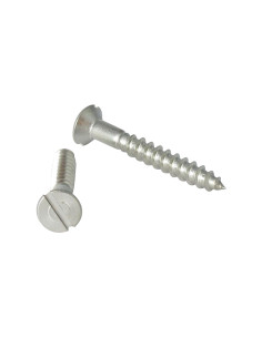 Houtschroeven RVS A2 gefreesde kop split 3X16 microschroeven
